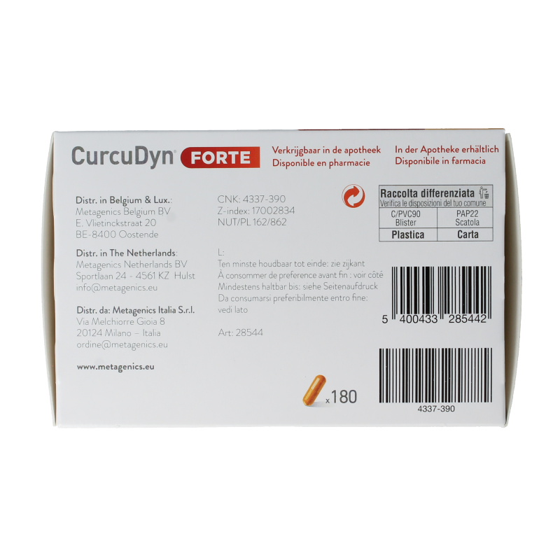 Metagenics Curcudyn forte 180 Capsules