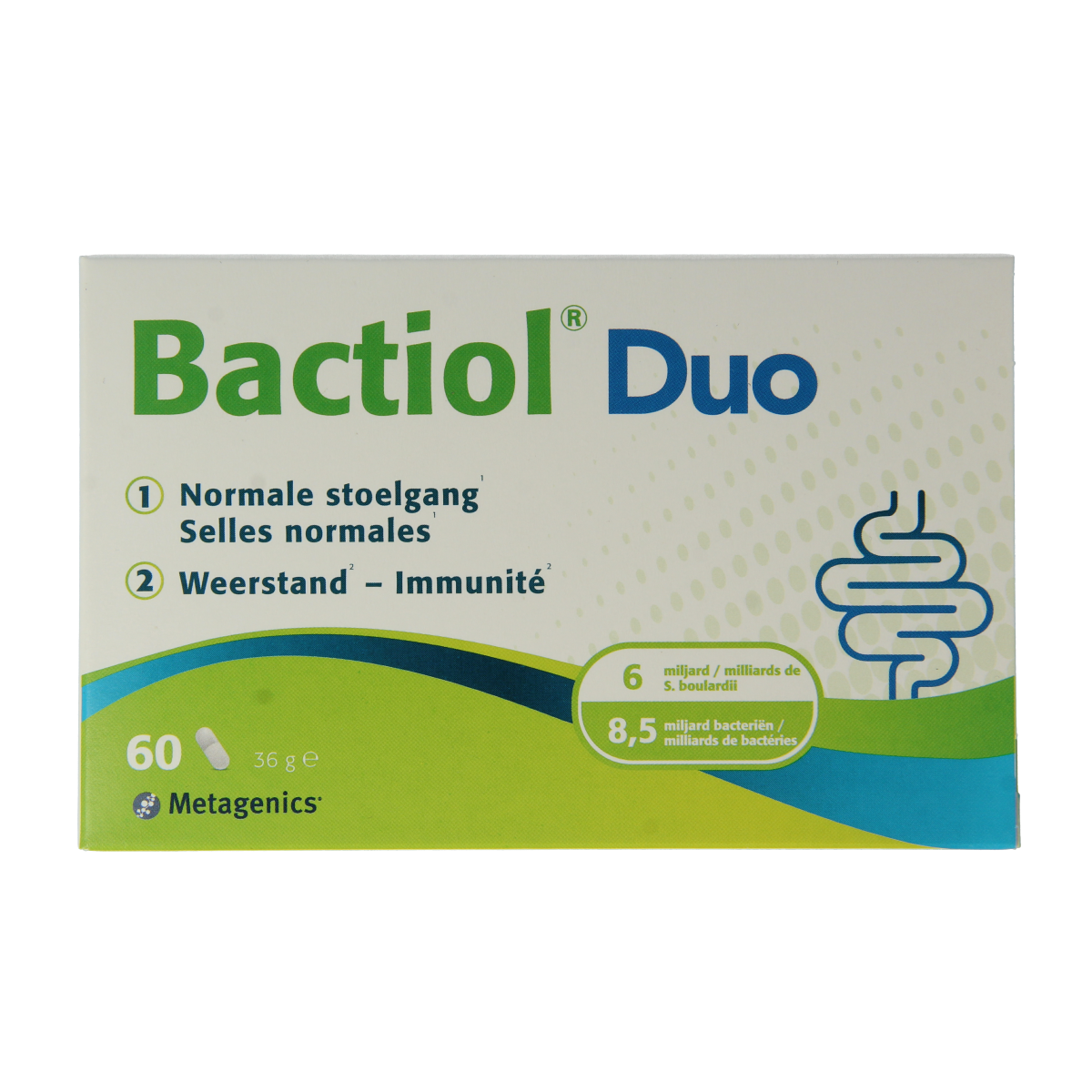Metagenics Bactiol duo NF 60.00 Capsules