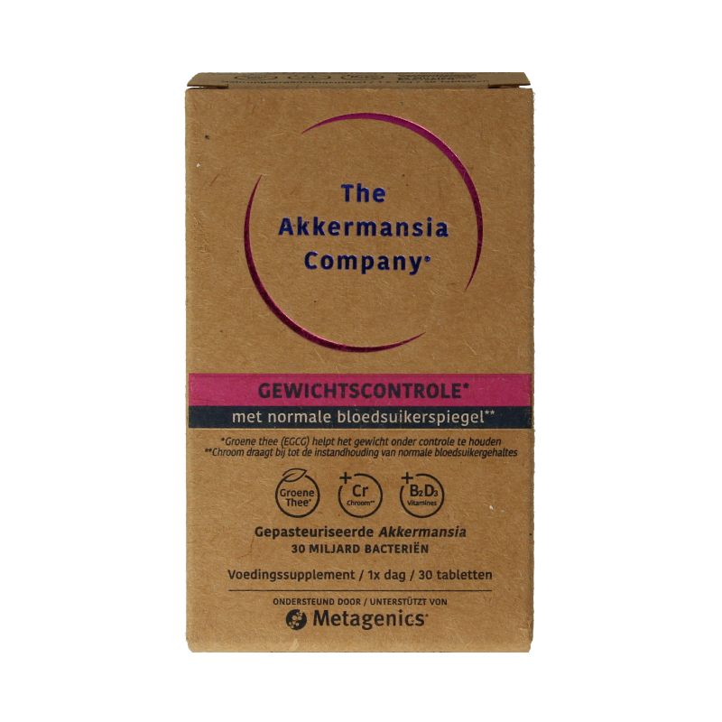 Akkermansia Akkermansia gewichtscontrole V2 NFD 30 Tabletten