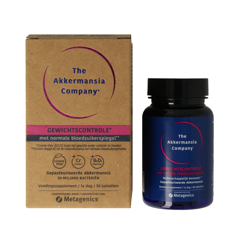Akkermansia Akkermansia gewichtscontrole V2 NFD 30 Tabletten