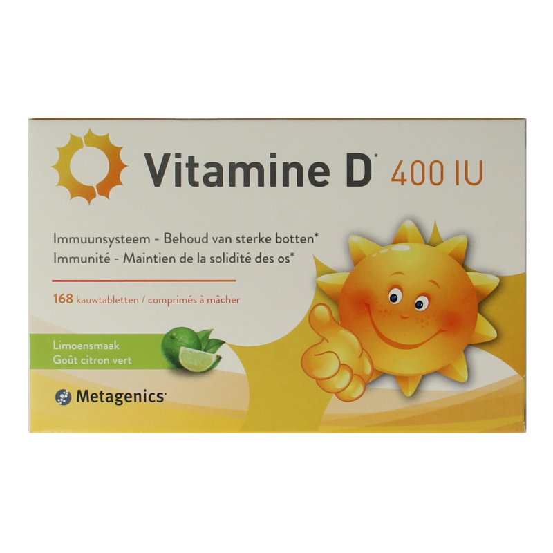 Metagenics Vitamine D 400IU NFD 168 Kauwtabletten