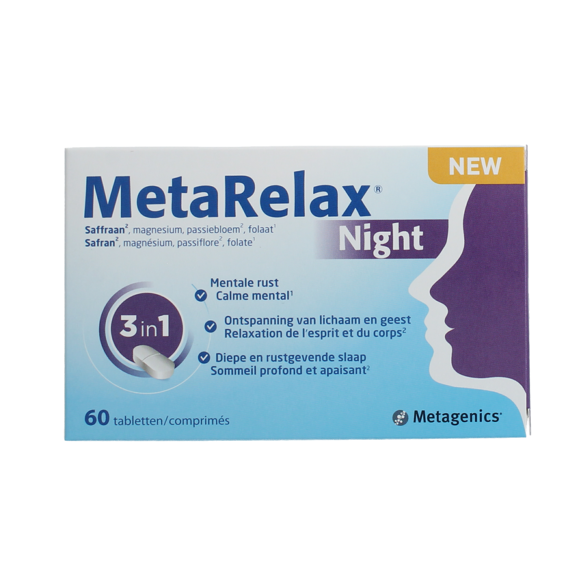 Metagenics Metarelax night 60.00 Tabletten