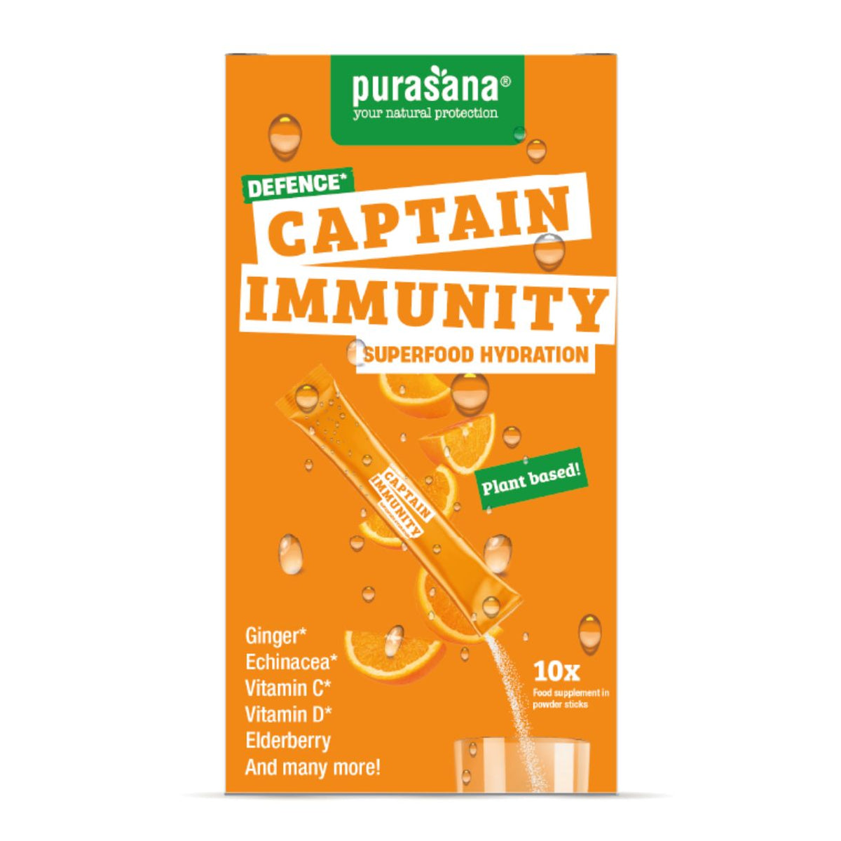 Purasana Hydration superfoods captain immunity 10x4.5 gram 10 Sachets