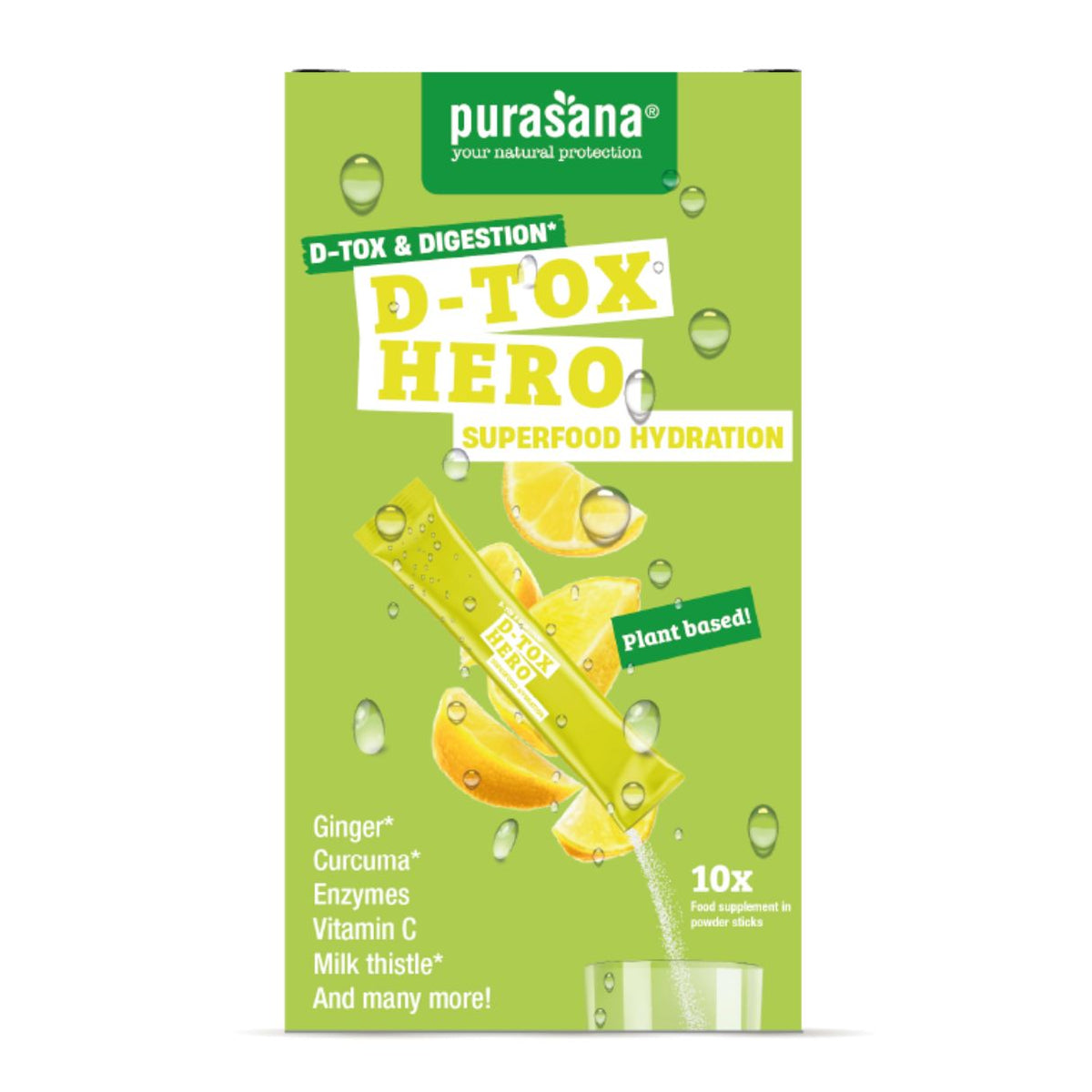 Purasana Hydration superfoods d-tox hero 45 Gram