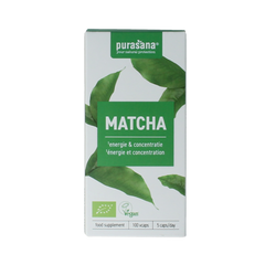 Purasana Matcha vegan bio 100.00 Vegetarische capsules