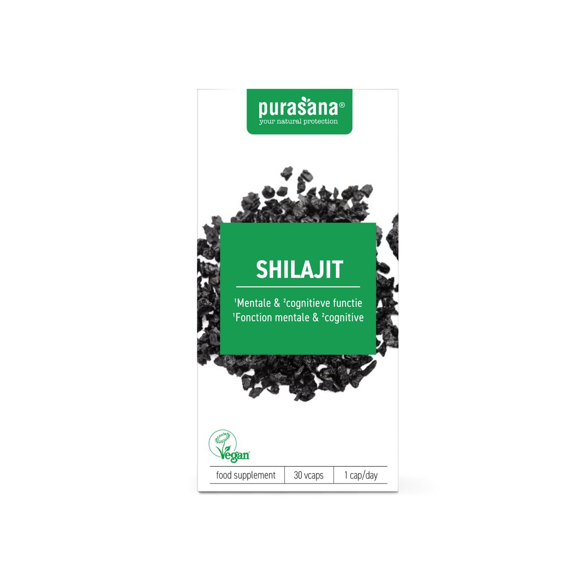 Purasana Shilajit 500mg vegan 30 Vegetarische capsules