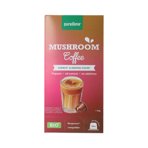 Purasana Instant Mushroom Coffee Capsules 16x1,5g bio 16.00 Capsules