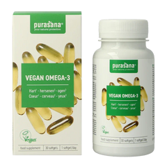 Purasana Vegan omega-3 algenolie 30 Softgels