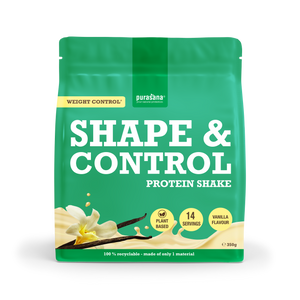 Purasana Shape & control plant protein vanille 350.00 Gram