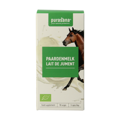 Purasana Paardenmelk bio 90 Vegetarische capsules
