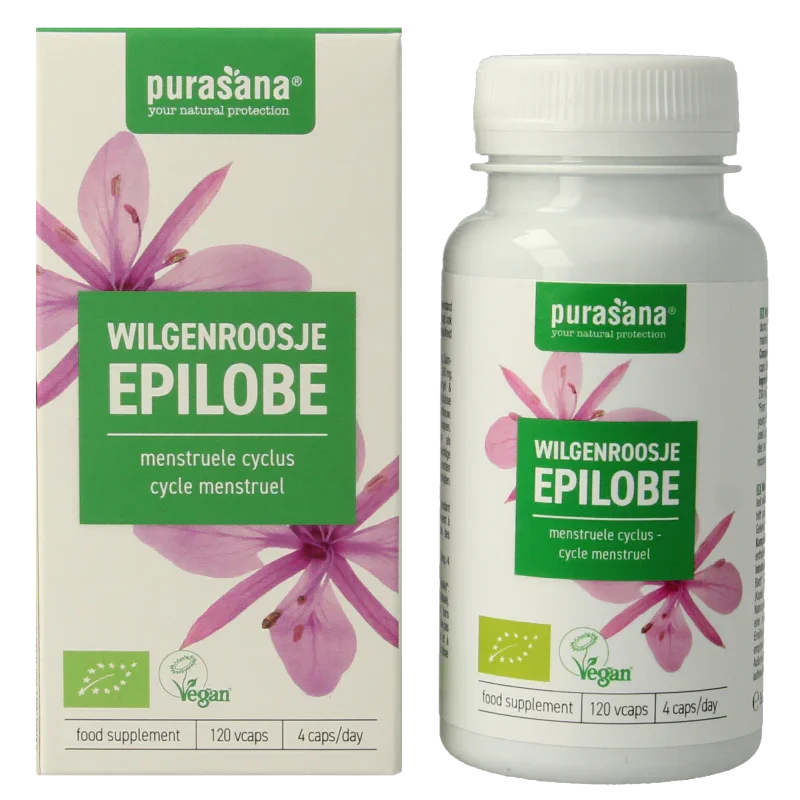 Purasana Wilgenroosje vegan bio 120 Vegetarische capsules