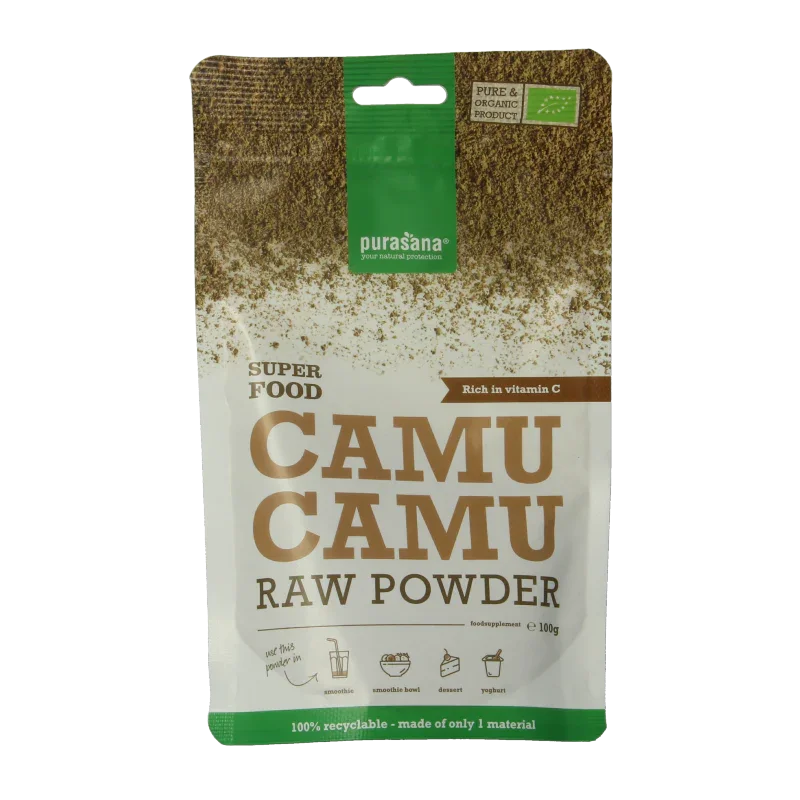 Purasana Camu Camu poeder vegan bio 100 Gram