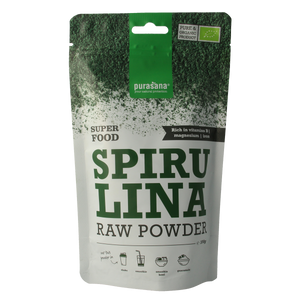 Purasana Poudre de Spiruline vegan bio 200 Gram