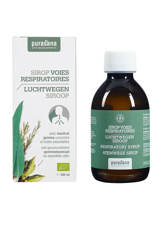 Purasana Puragem luchtwegen siroop bio 200 Milliliter