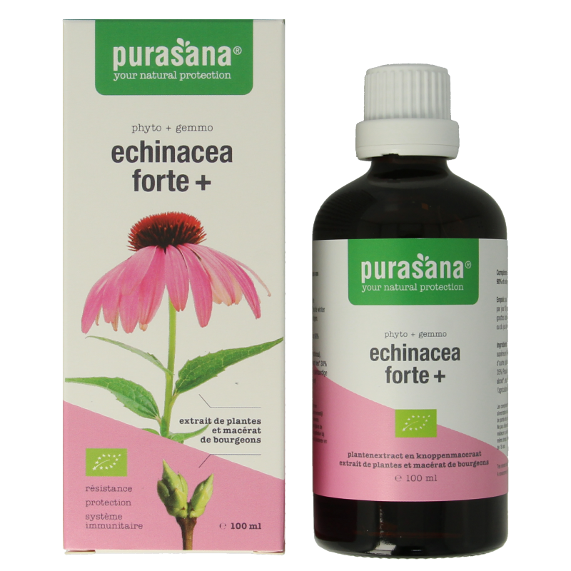 Purasana Echinacea forte + vegan bio  100 Milliliter