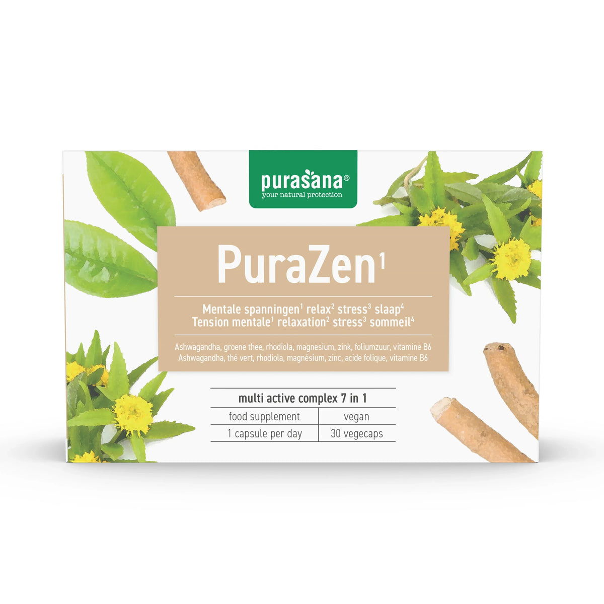 Purasana Purazen 30 Vegetarische capsules