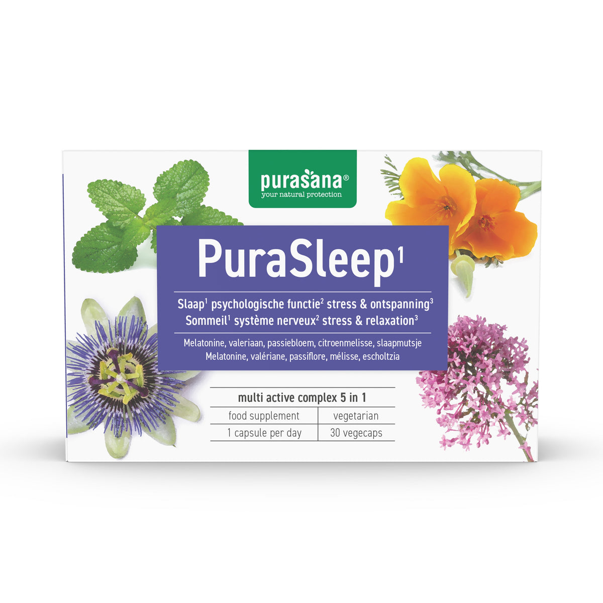 Purasana Purasleep 30.00 Vegetarische capsules