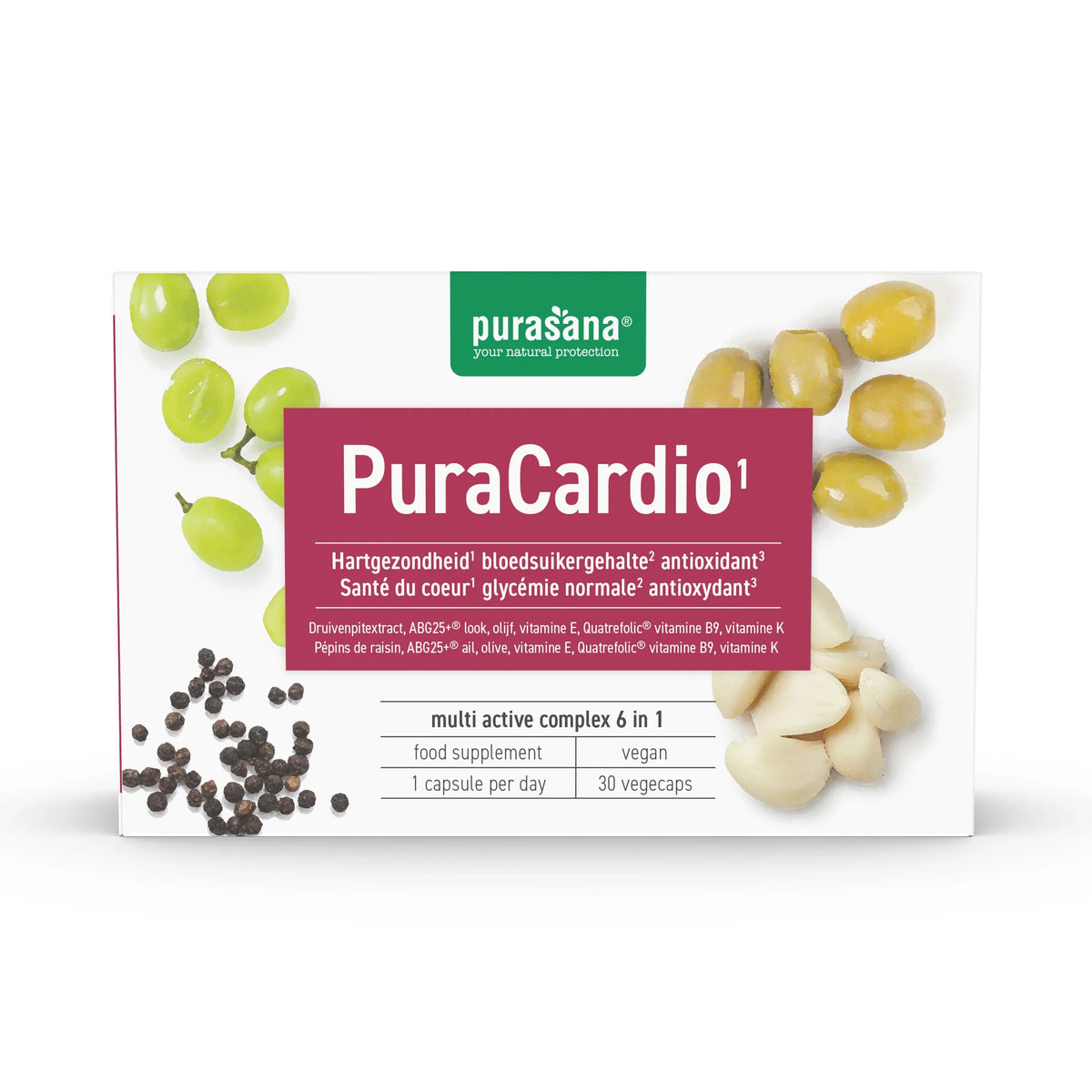 Purasana Puracardio 30 Vegetarische capsules