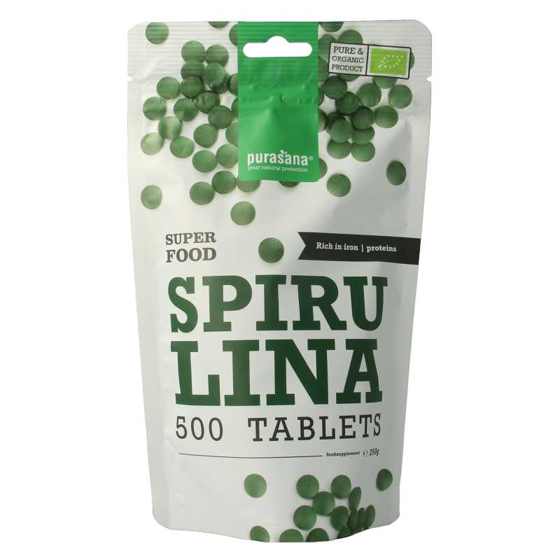 Purasana Spirulina 500mg bio 500 Tabletten