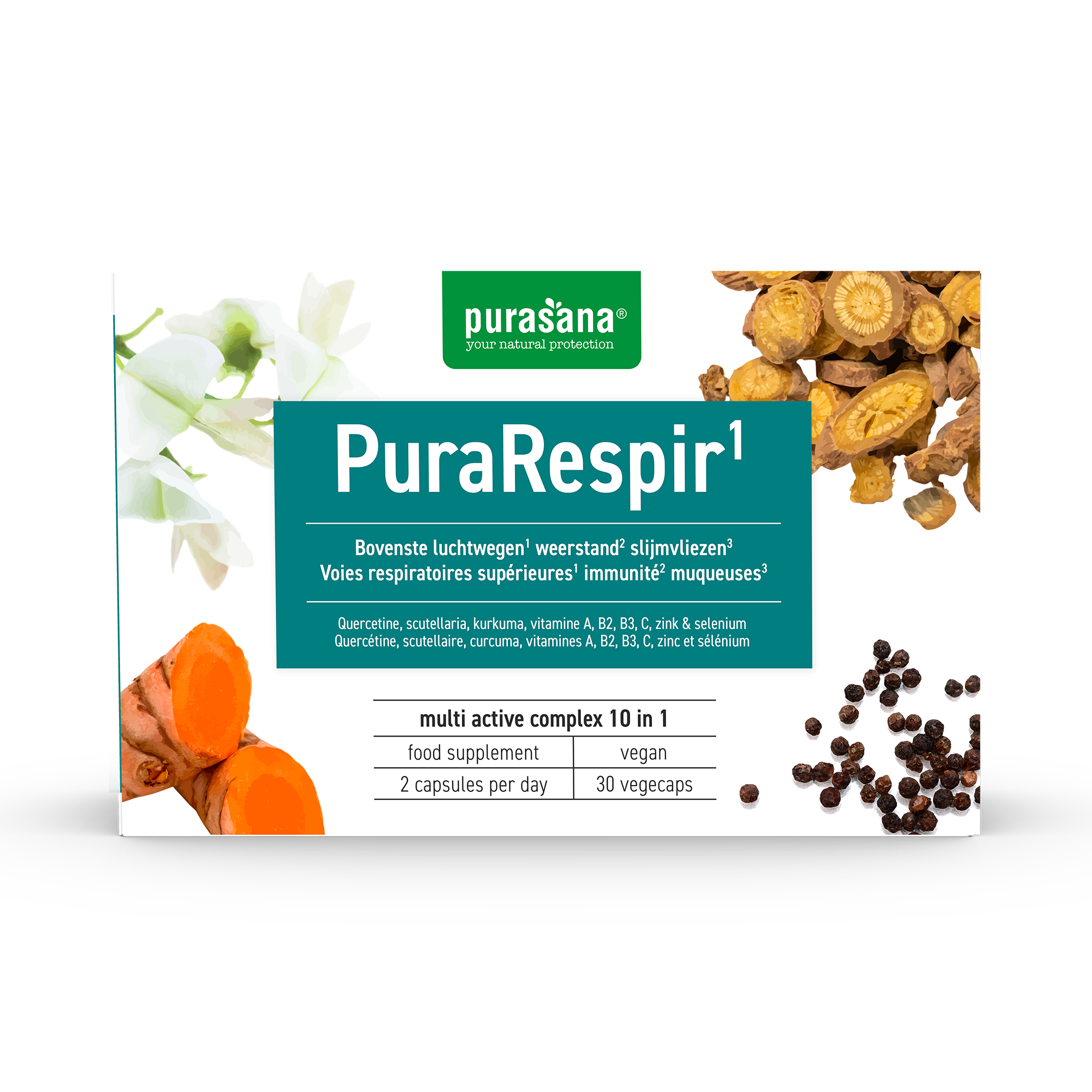 Purasana Purarespir 30 Vegetarische capsules
