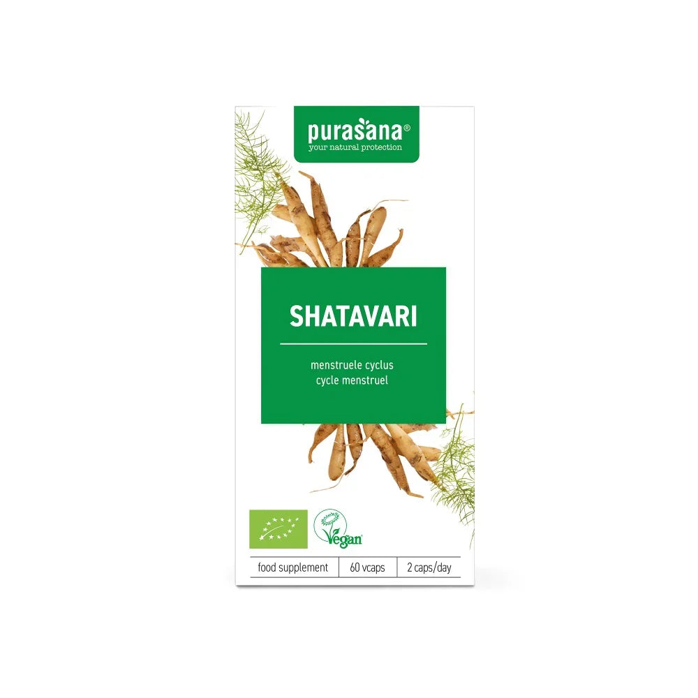 Purasana Shatavari vegan bio 60 Vegetarische capsules