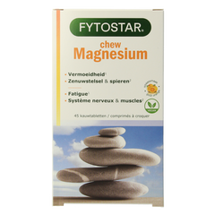 Fytostar Magnesium chew kauwtabletten 45 Kauwtabletten