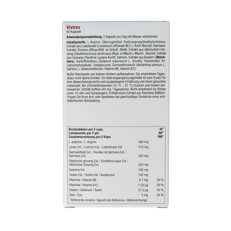 Fytostar Vivirex 60 Capsules