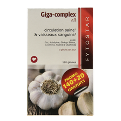 Fytostar Giga complex knoflook 160.00 Capsules