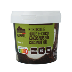 Nutribel Kokosolie geurloos bio 500.00 Milliliter