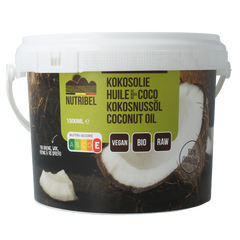 Nutribel Kokosolie geurloos bio 1500.00 Milliliter
