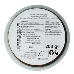 Nutribel Hazelnoten bruin bio 200 Gram