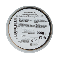 Nutribel Pompoenpitten bio 200 Gram