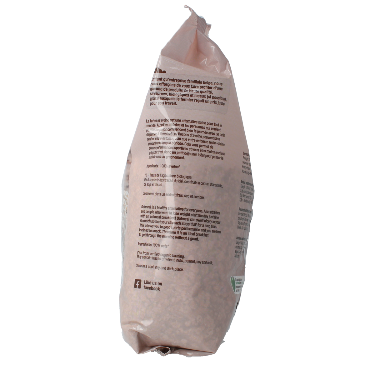 Nutribel Havermout bio 500.00 Gram