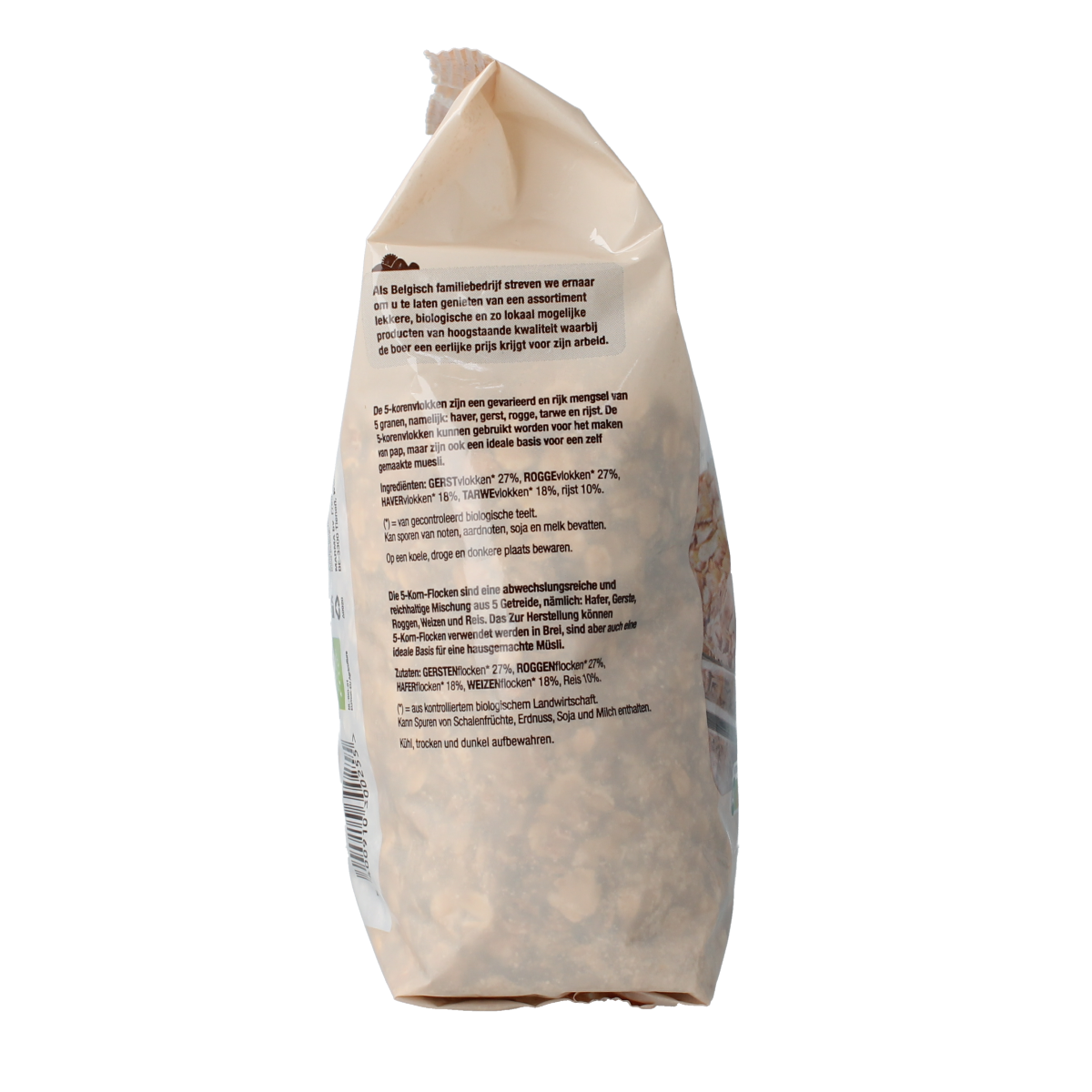 Nutribel 5-korenvlokken bio 500.00 Gram