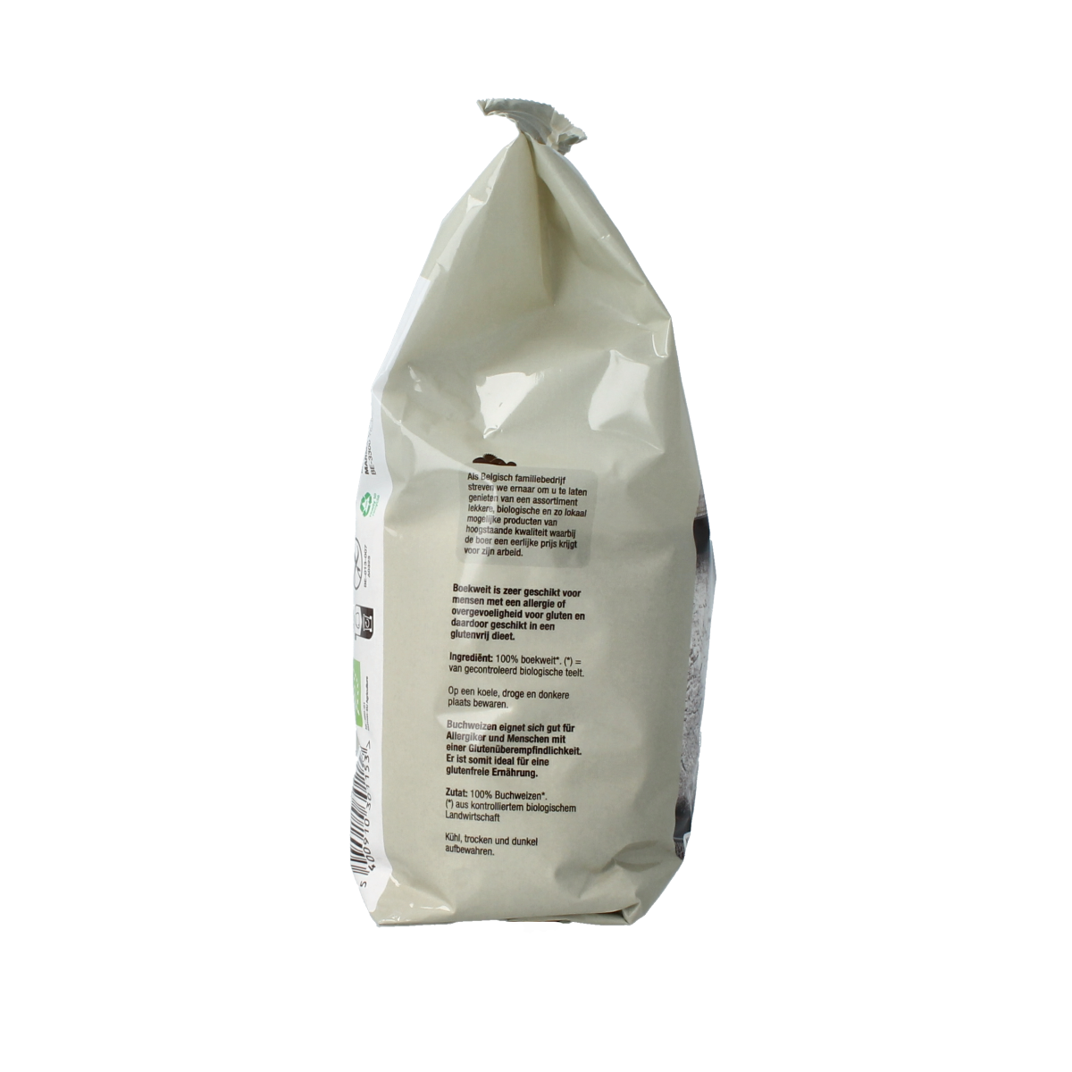 Nutribel Boekweitmeel glutenvrij bio 500.00 Gram