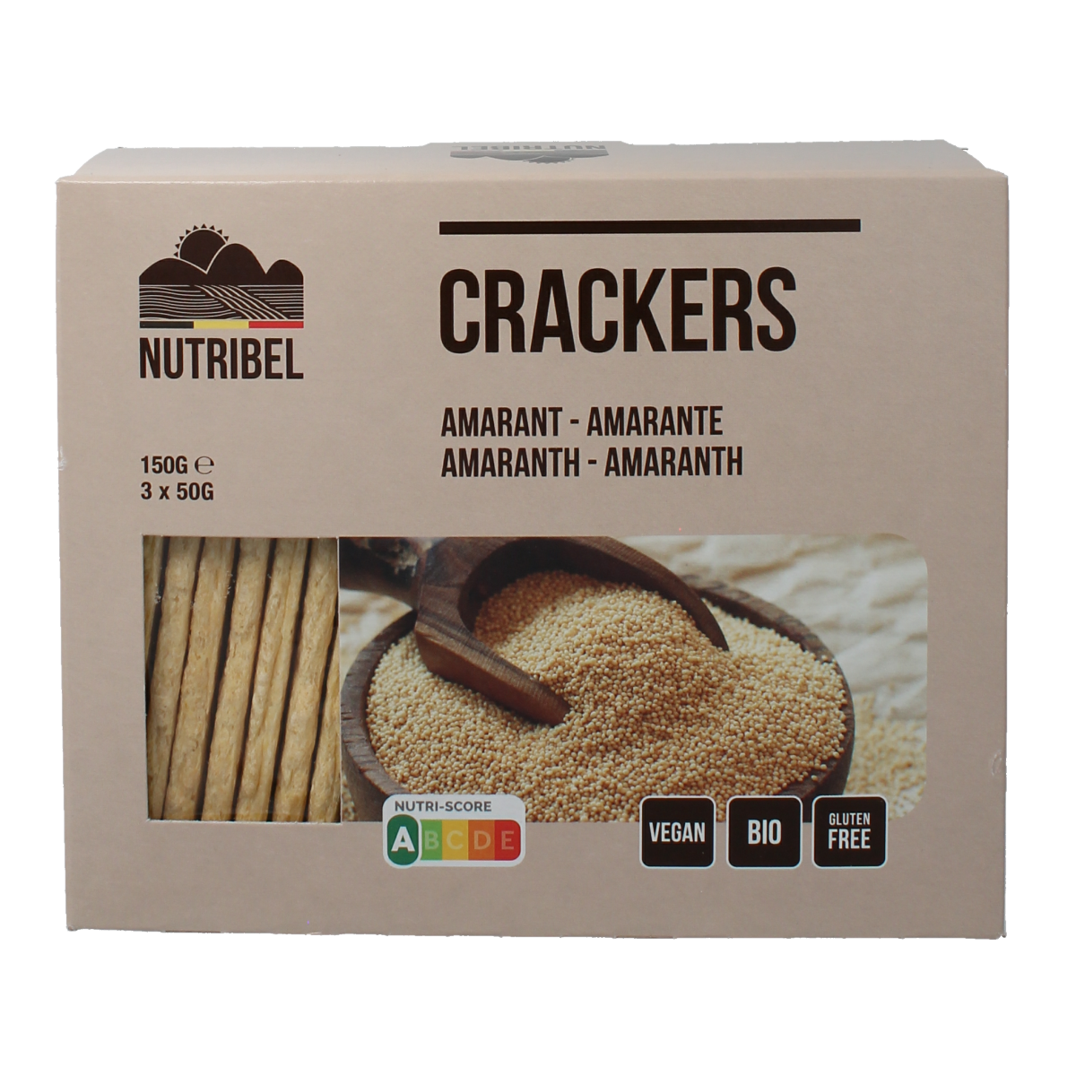 Nutribel Crackers amarant bio 150.00 Gram