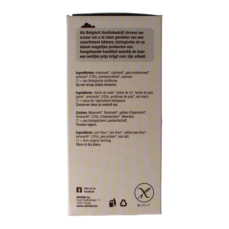 Nutribel Crackers amarant bio 150 Gram