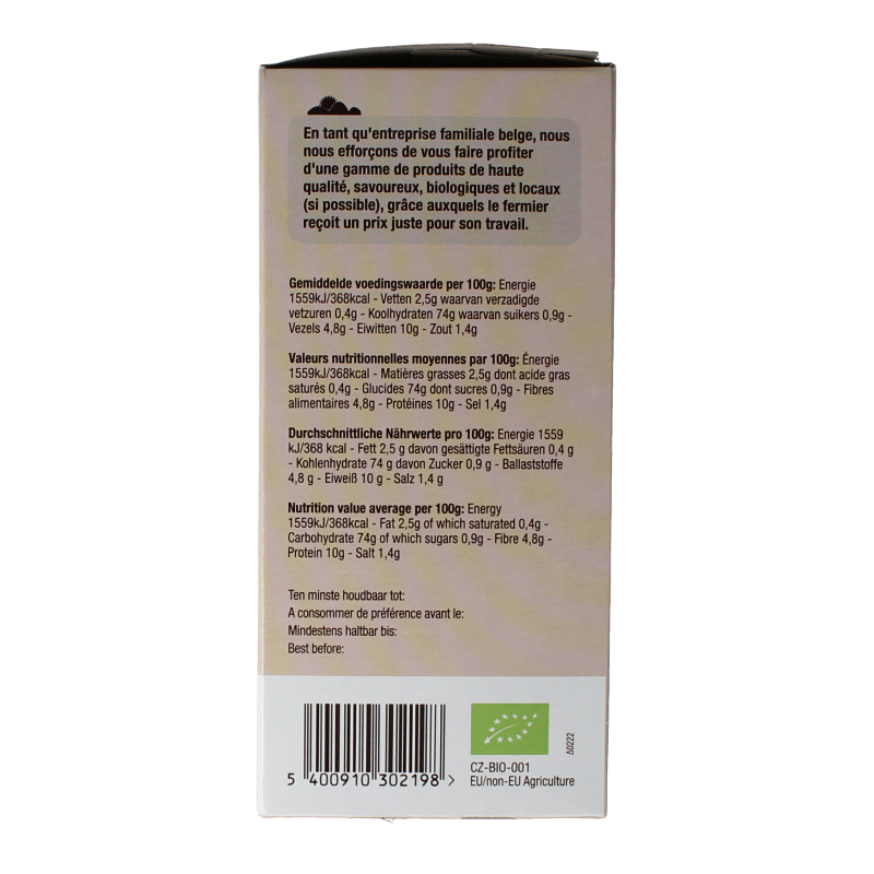 Nutribel Crackers boekweit bio 150 Gram