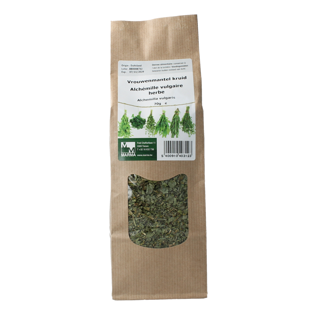 Marma Vrouwenmantelkruid gesneden 70.00 Gram