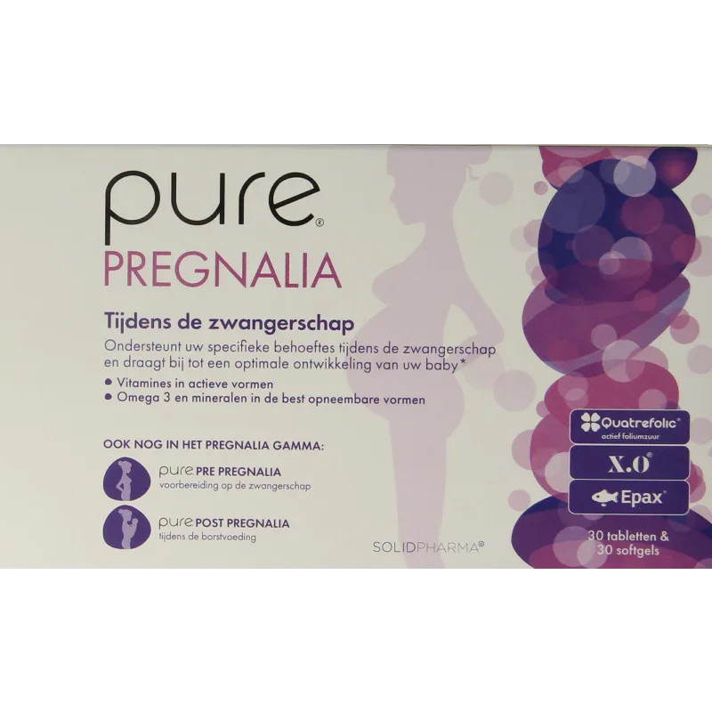 Pure Pregnalia 30 tabletten & 30 softgels 60 Stuks