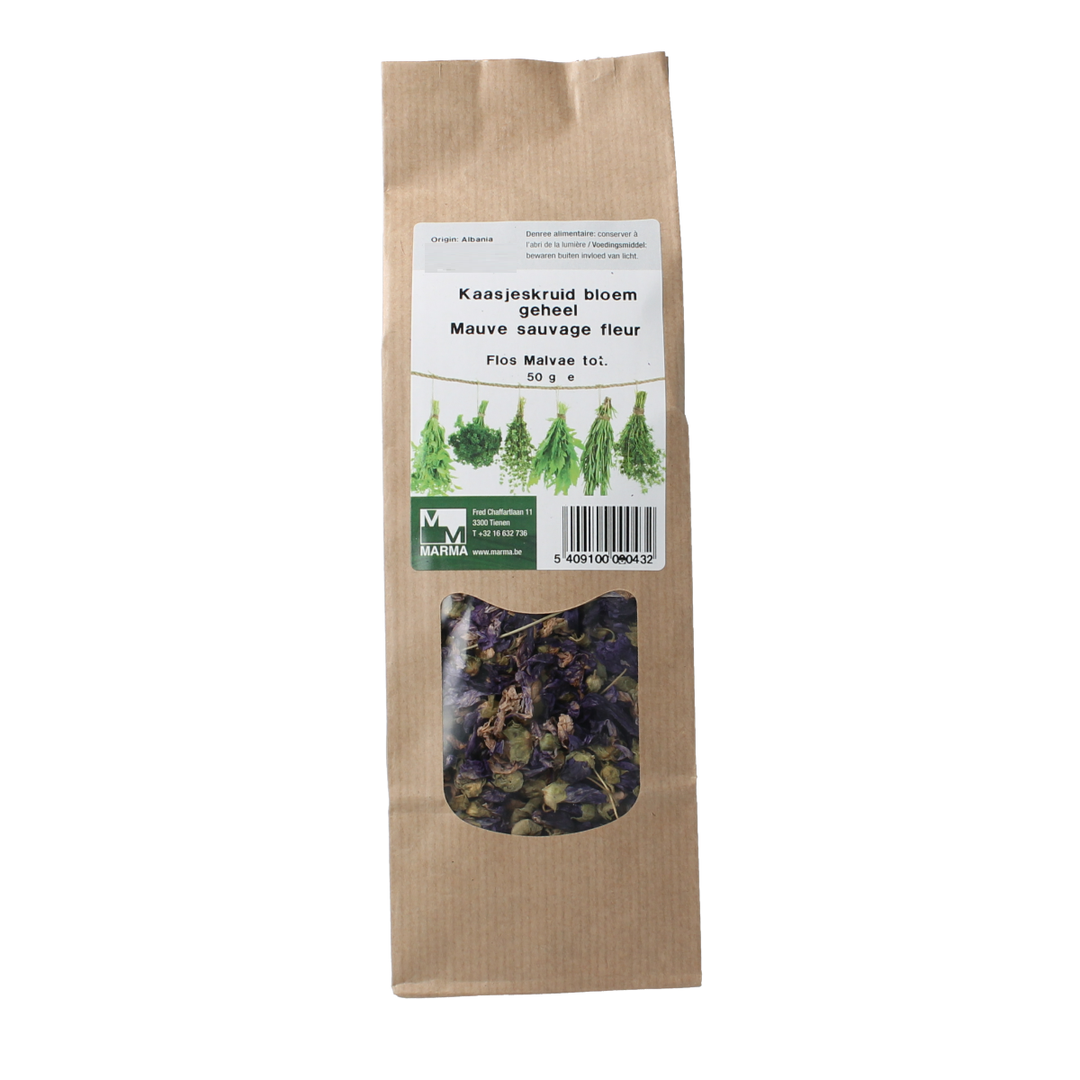 Marma Kaasjeskruid bloem geheel 50.00 Gram
