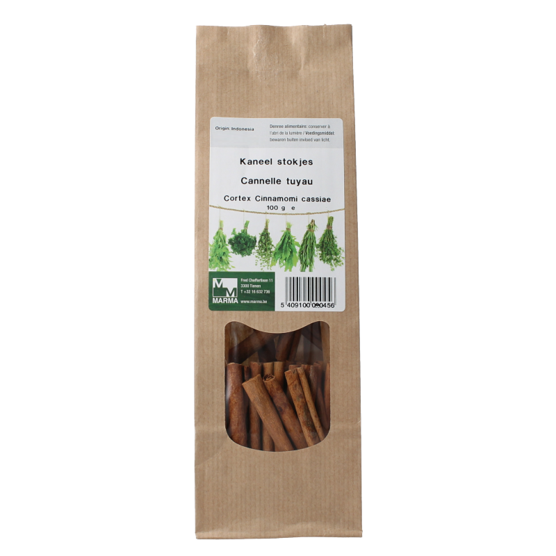 Marma Kaneel cassia stokjes 100 Gram