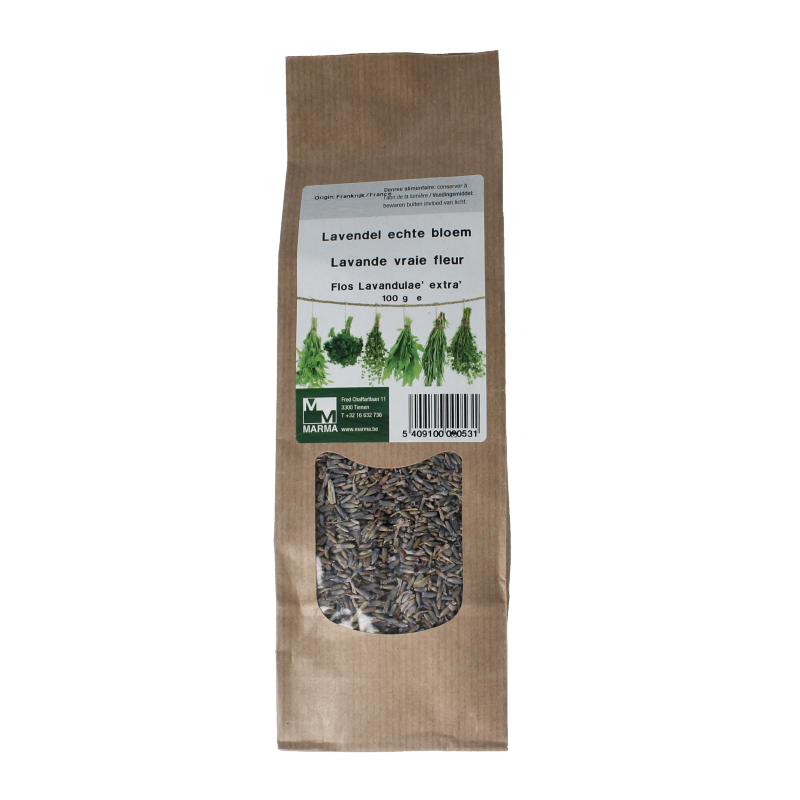 Marma Lavendel echte bloem 100 Gram