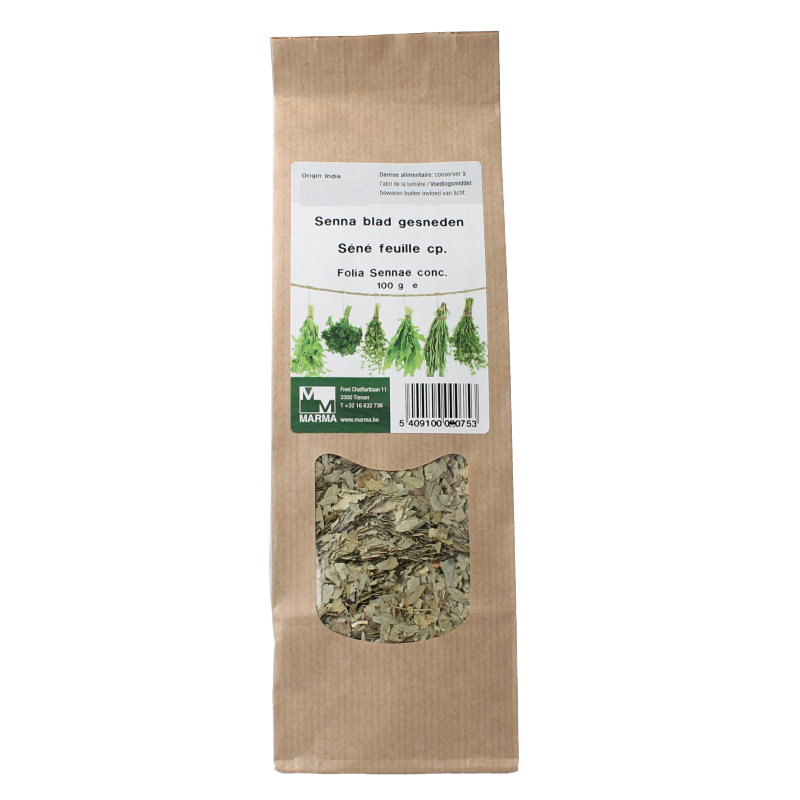 Marma Senna blad gesneden 100 Gram