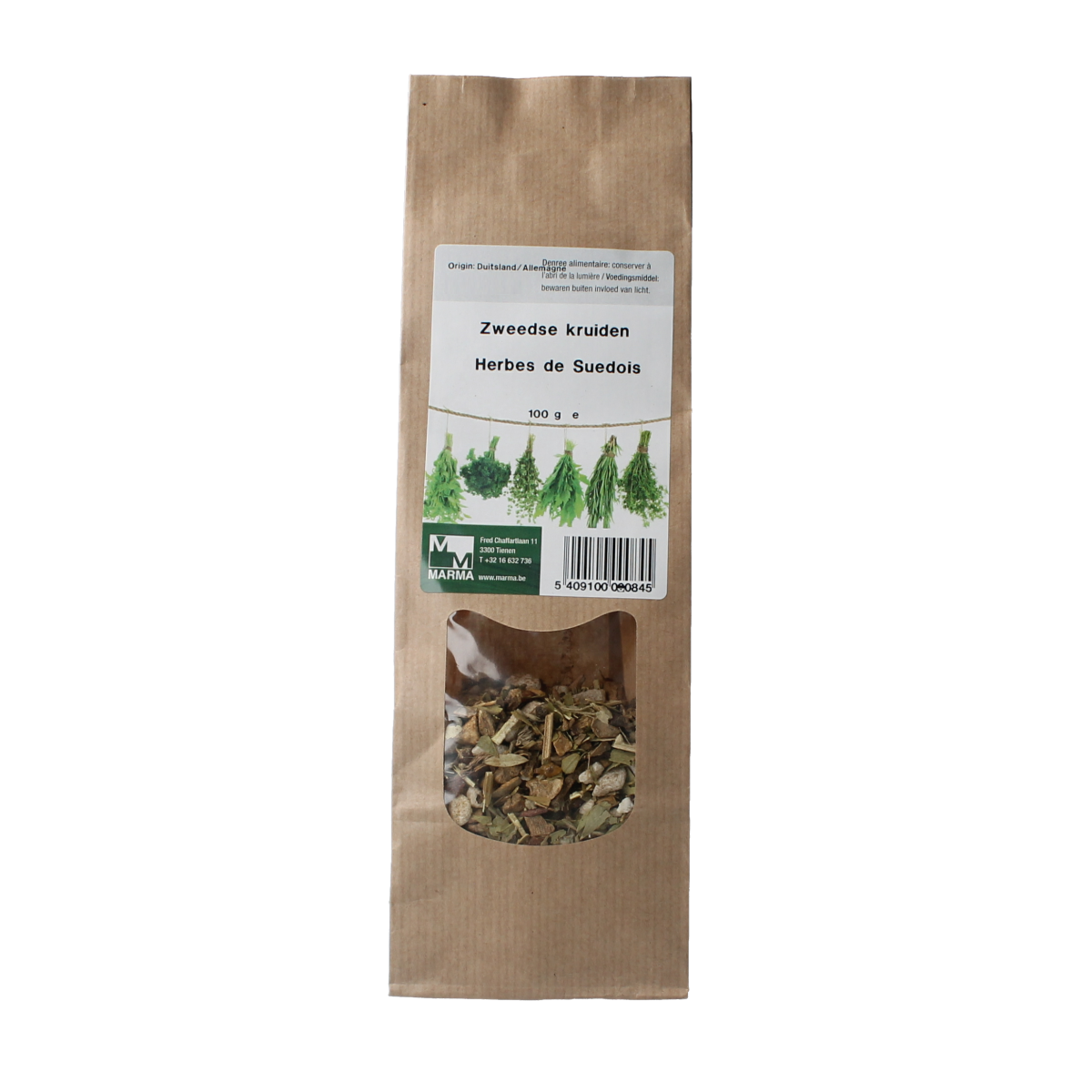 Marma Zweedse kruiden 100.00 Gram