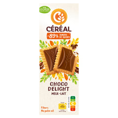 Cereal Choco delight melkchocolade minder suikers 126 Gram
