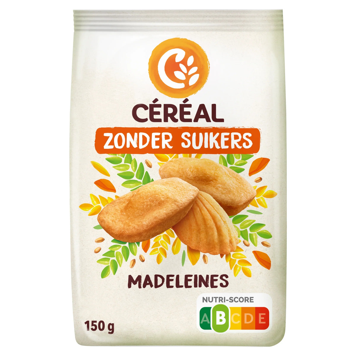 Cereal Madeleines zonder suikers 150 Gram