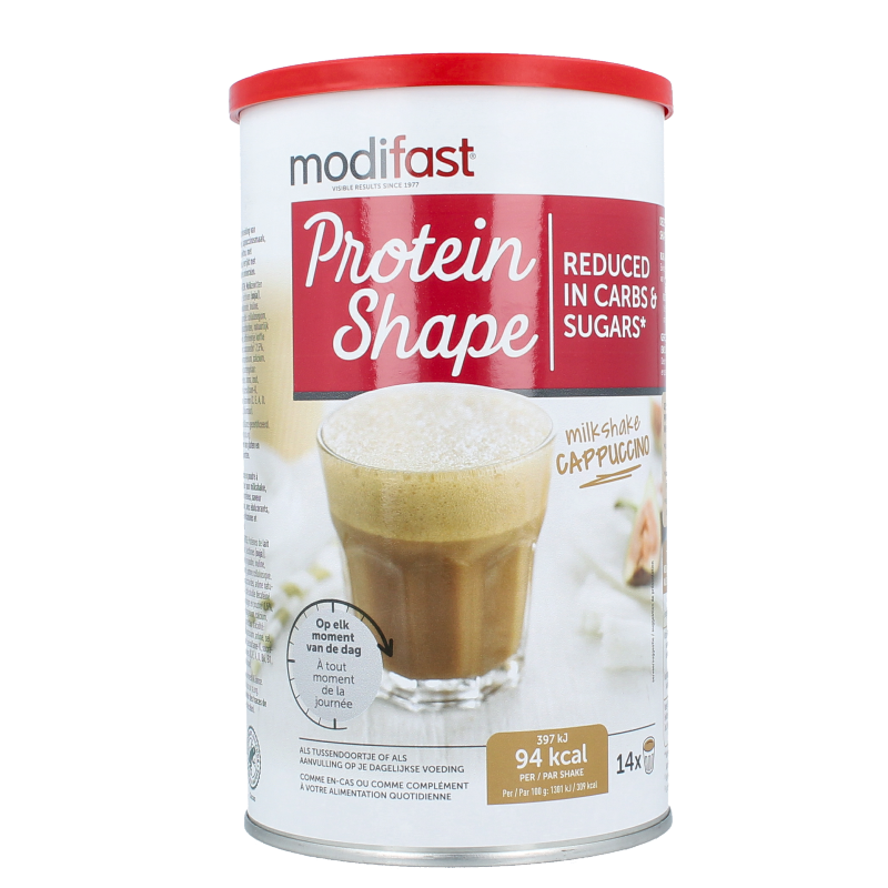 Modifast Proteine shape milkshake cappuccino 420 Gram
