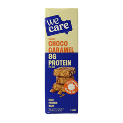 WeCare High protein bars choco caramel 81.00 Gram