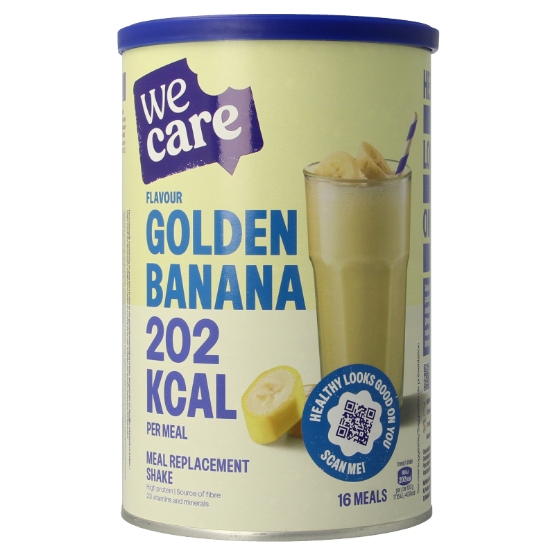 WeCare Meal replacement shake golden banana 436 Gram